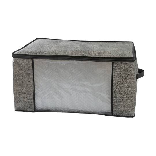Simplify Black Blanket Storage Bag Set